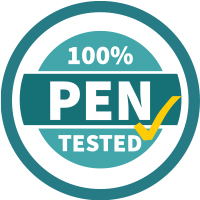 Logo: 100 % Pentested